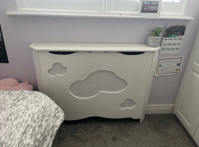 radiator cover white