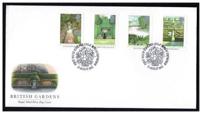 1983 Great Britain British Gardens Commemorative Stamps First Day Cover (FDC)