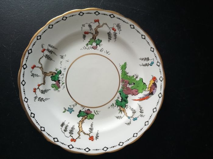 Vintage Plant Tuscan China Side  Plate