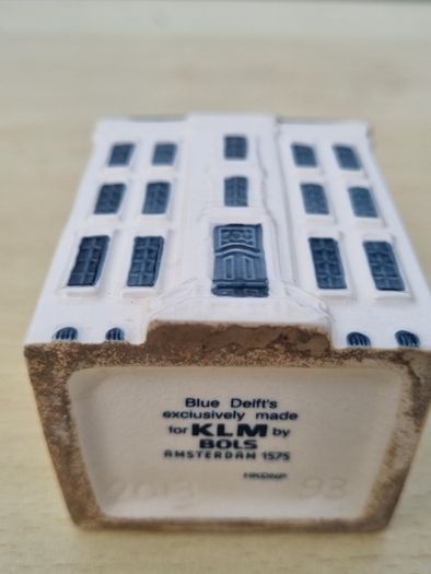 KLM Delft Blue miniature collector's house number 93