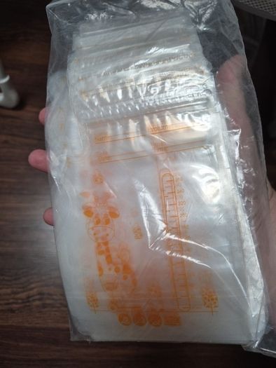 Free bags for storing breast milk
