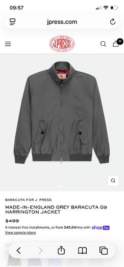 Baracuta G9 Harrington Jacket