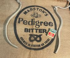 Large Pub advertisement "Pedigree Bitters" Sack