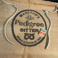 Large Pub advertisement "Pedigree Bitters" Sack