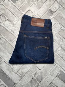 G-Star Raw 3301 Loose Fit Mens W30 L29 Dark Blue Jeans