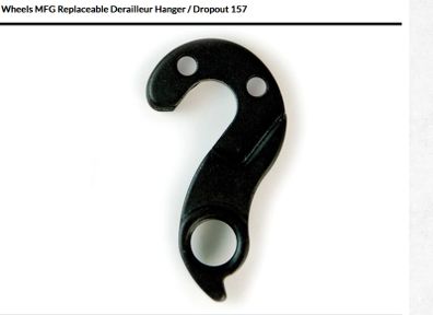 Wheels mfg Dropout 157 cycling part rear mech / derailleur hanger On3n3ss