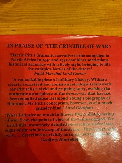 War book:'The crucible of war.Western desert 1941'