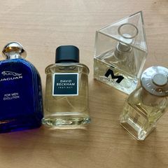 Four men's designer fragrances