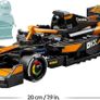 Speed Champions McLaren F1 Team MCL38 Race Car Toy - Model Kit w/a Collectible Formula 1 Driver Minifigure - Gift for 10+ Year Old Boys, Girls and Adult Motorsport Fans - 77251 Image 9