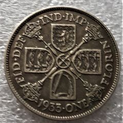 Great Britain - One Florin 1933  - Silver coin