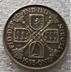 Great Britain - One Florin 1933  - Silver coin