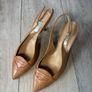 Lodi womans nude sling back shoes Image 5