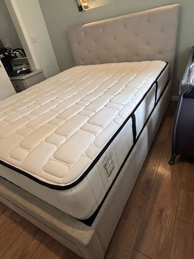King size bed and mattress