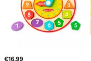 Melissa and Doug Wooden Shape Sorting Clock
