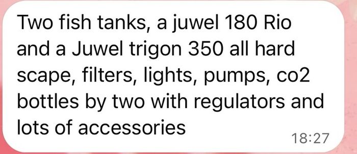 Two Beautiful Fish Aquariums A JEWEL Rio 180 and a JEWEL Trigon 350