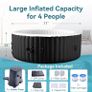 New 4-5 Person Hot Tub with LED lights Image 2