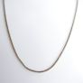 Vintage 925 Sterling Silver Snake Chain Necklace length 19" - 4,4g Image 6