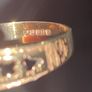 9ct gold sapphire and diamond ring. Image 5