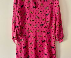 Avoca Anthology Pink Horse Print Tunic Dress UK 12