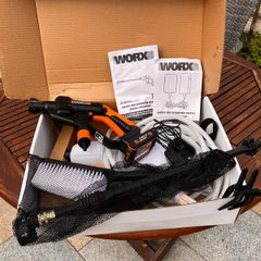 Worx PowerShare Hydroshot portable pressure cleaner.
