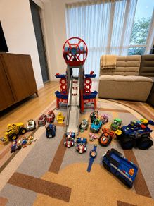 Paw Partrol dream collection with tower and 16 cars
