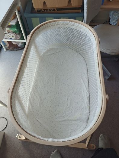 Baby Bassinet Cot on wheels