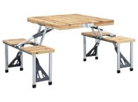 main image for ad Folding Camping Table with 4 Seats Steel Aluminium