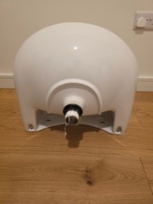 Pedestal Basin Sink Set White Ceramic, Excellent Condition