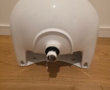 Pedestal Basin Sink Set White Ceramic, Excellent Condition