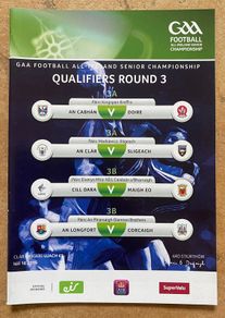 2016 Senior Football Championship Round 3 Qualifiers Programme