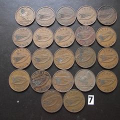 22 Irish coins x One Penny (1941-1952)