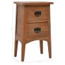 Bedside Cabinet Solid Fir Wood 40x29x68 cm Brown Image 10