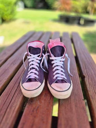 Converse Double Tongue High Top Trainers, UK8, EU41, AV
