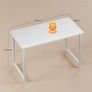100x48 cm Desk, Small Computer Desk for Home Office, Study Office Table with Headphone Hooks for Small Space, Easy Assembly, White Image 3