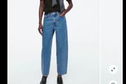 COS barrel jeans size 26 mid blue