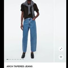 COS barrel jeans size 26 mid blue