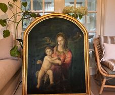 Antique painting on board