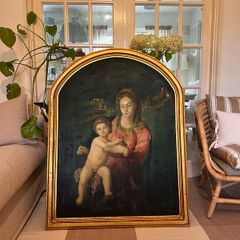 Antique painting on board
