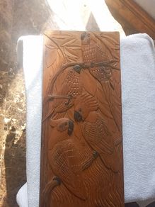 Frank Cosgrave wood carving