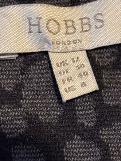 Hobbs Fitted Dress with side Rucking - Size 12