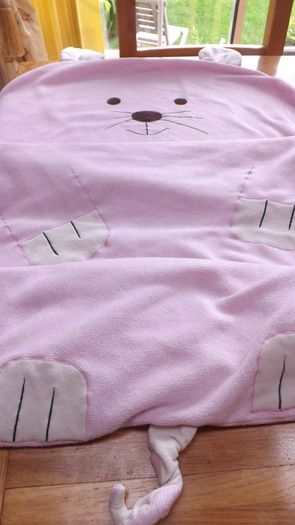 Cute children's sleeping bag.