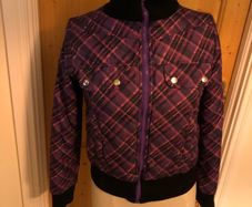 Ladies Casual Bomber Jacket