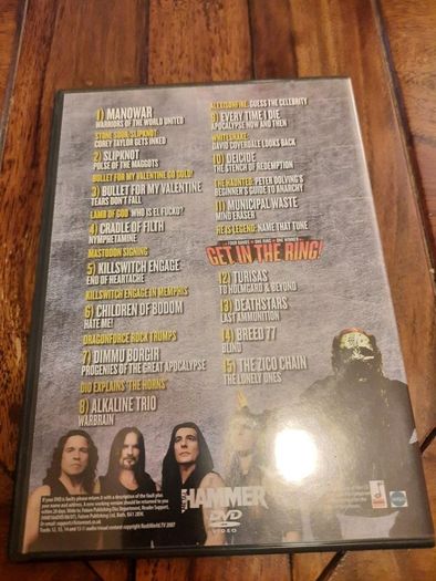 METAL HAMMER - Stage Fright DVD -2007 (Manowar, Dimmu Borgir, Cradle of Filth, Slipknot etc.)