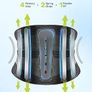 Back Support Belt for Lower Back Pain Relief with 7 Stays, Adjustable Back Brace Support for Work, Heavy Lifting, Lumbar Support Belt for Sciatica Scoliosis (Blue, M) Image 3
