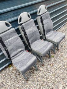 9 Minibus seats with seatbelts