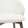 Aura Upholstered Dining Armchair Cremona Fabric & Custom Legs Image 6