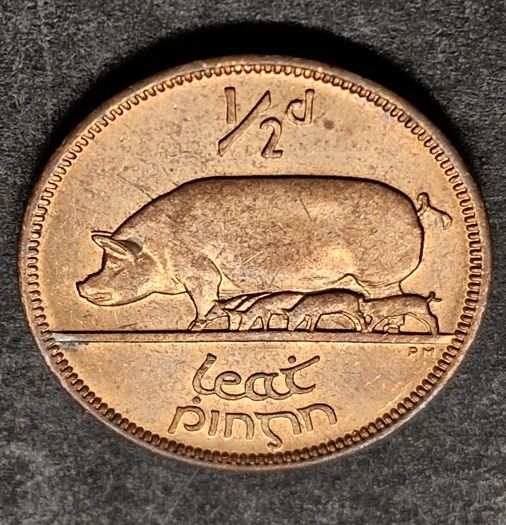 Ireland 1965 1/2 d Half Penny UNC