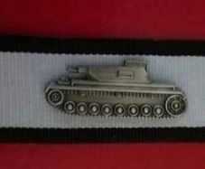German tank destruction award ,silver grade .