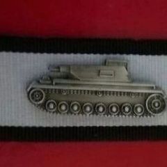 German tank destruction award ,silver grade .