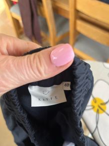 Kafffe Navy Trouser